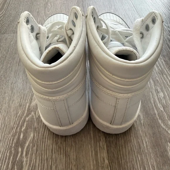 Adidas - White High-Top Sneakers - Men’s 8 (Women’s 9) - Picture 4 of 8